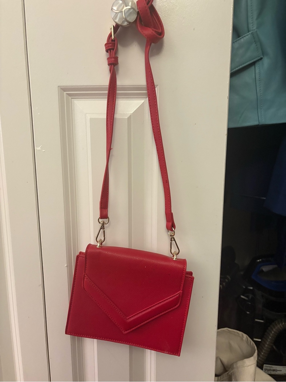 Urban Expressions Red Crossbody Envelope Bag